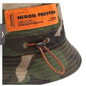 RARE HERON PRESTON CAMO BUCKET HAT. Authentic and in Excellent condition.